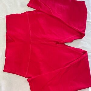 Active USA Bold Red Leggings